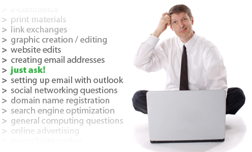Tech support for your website, email, and more.